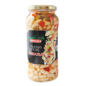Alubia Blanca Extra Cocida con Verduras 400 grs. «Penelas»
