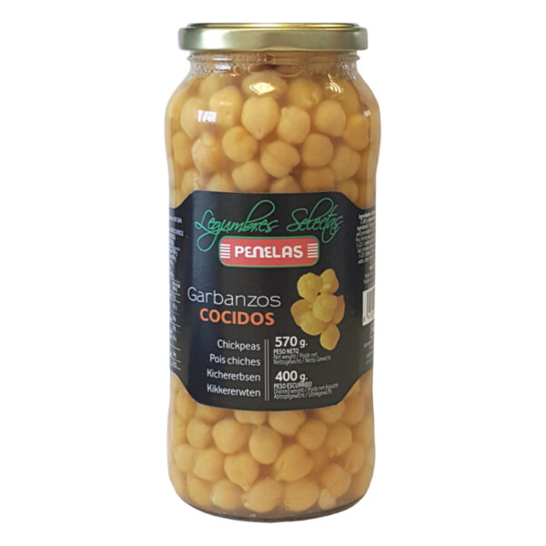 Garbanzo Extra Cocido 400 grs. "Penelas"