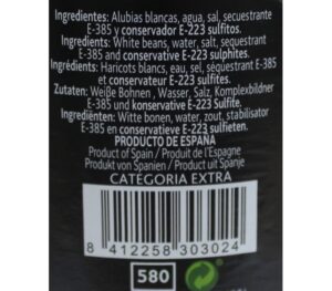 Etiquetas Alubias blancas Penelas